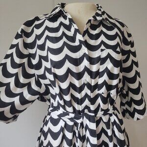 Marimekko UNI QLO graphic cotton dress Large - XLarge